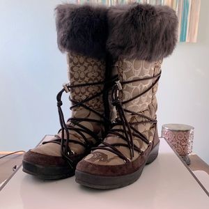 COACH Snow Boots